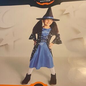 Toddler storybook, sorcerers Costume - Blue and Black